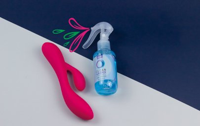 Conejo vibrador Lola con toy cleaner